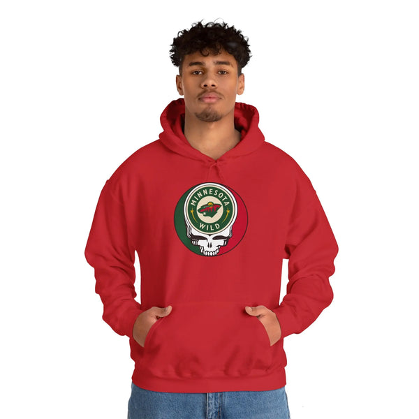 Minnesota Wild Grateful Dead Unisex Heavy Blend Hoodie - StealieShop
